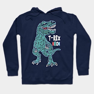 T-Rex Neon Hoodie